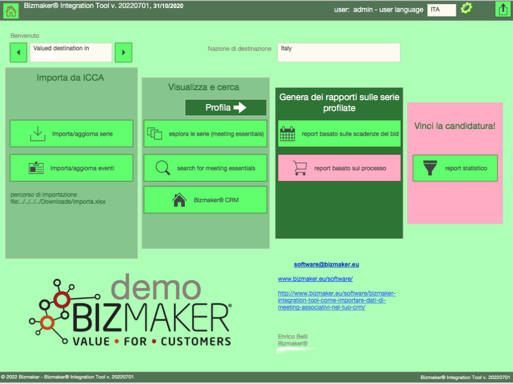 bizmaker Integration tool